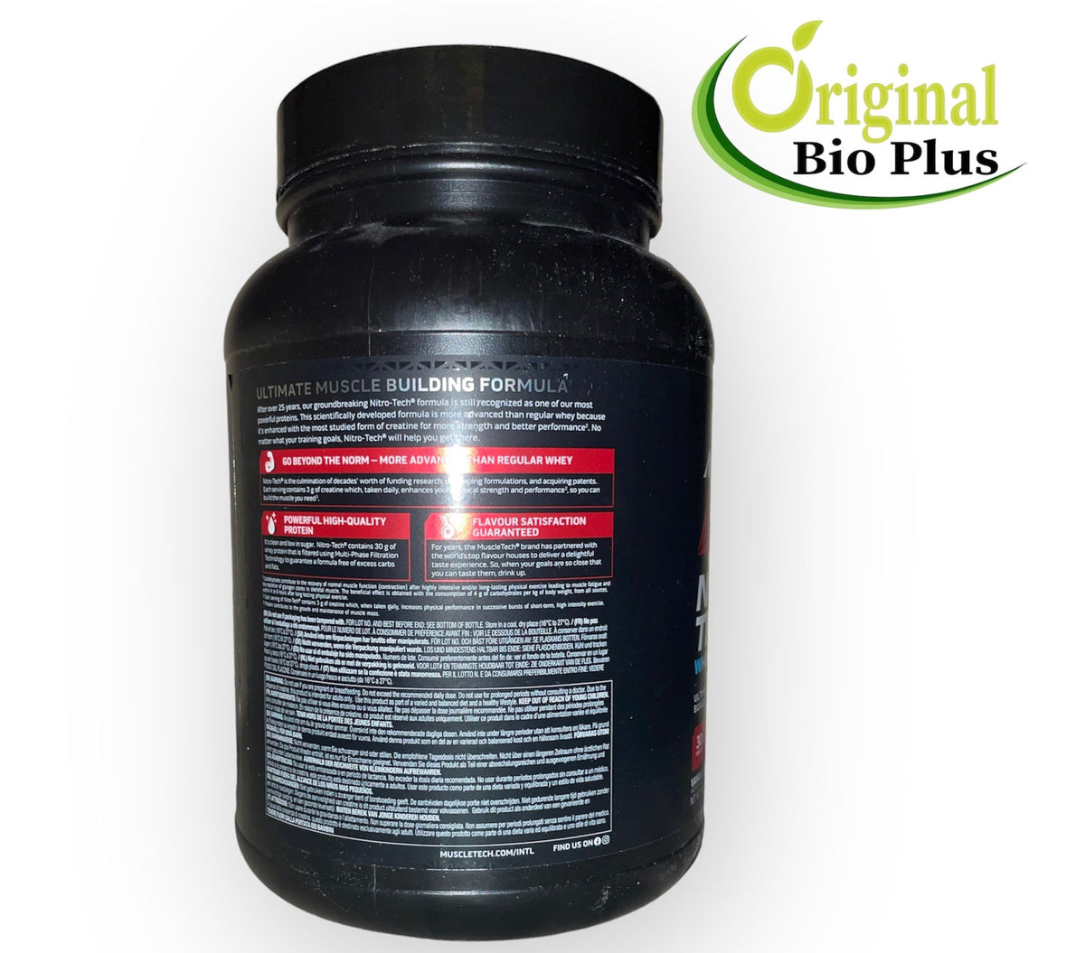 NITRO TECH WHEY PROTEIN (GOÛT VANILLE)