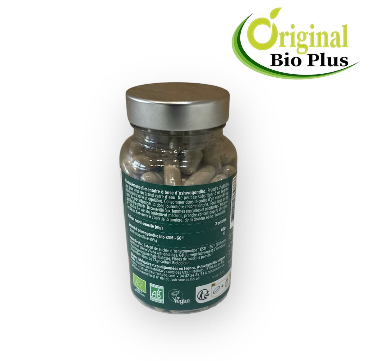 ASHWAGANDA BIOLOGIQUE  NUTRI&CO