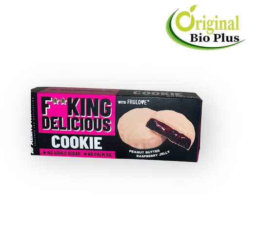 F**king delicious cookie peanut better/raspberry jelly